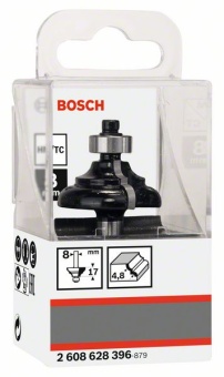 Профильные фрезы C 8 mm, R1 4,8 mm, B 9,5 mm, L 14,3 mm, G 57 mm 2608628396
